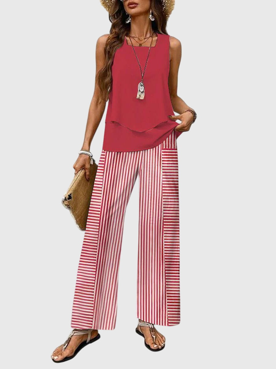 Gyda | Women's Sleeveless Two-Piece Set