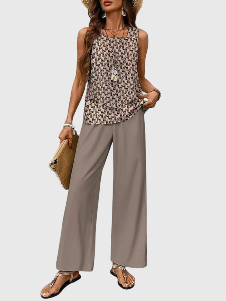 Gyda | Women's Sleeveless Two-Piece Set