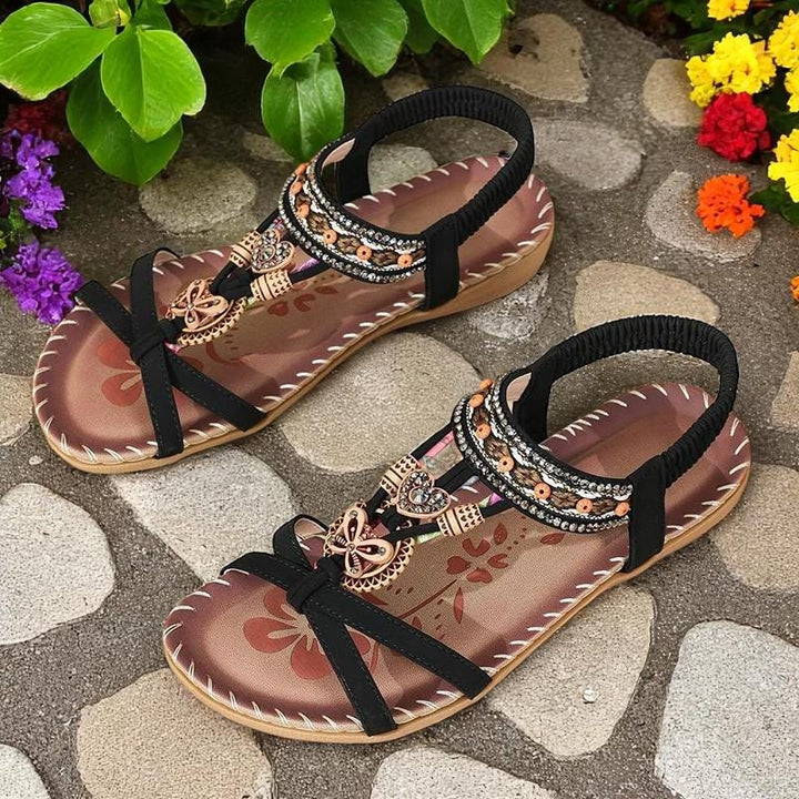 Elsa - Embellished Gladiator Sandals
