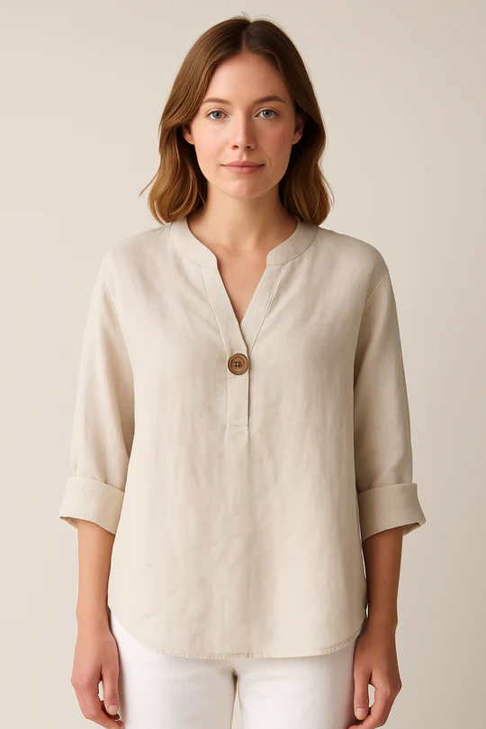 Ivy Manhattan | Button-Down Lightweight Blouse