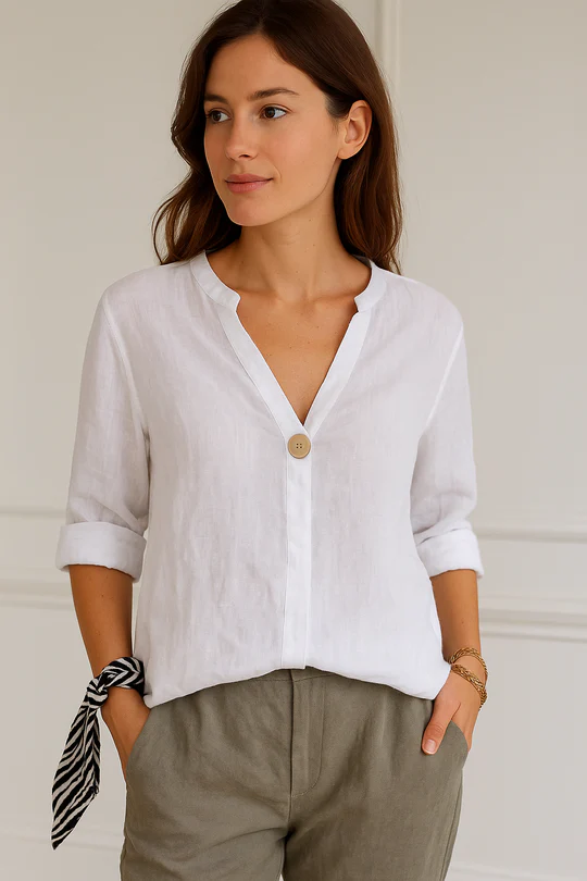 Ivy Manhattan | Button-Down Lightweight Blouse