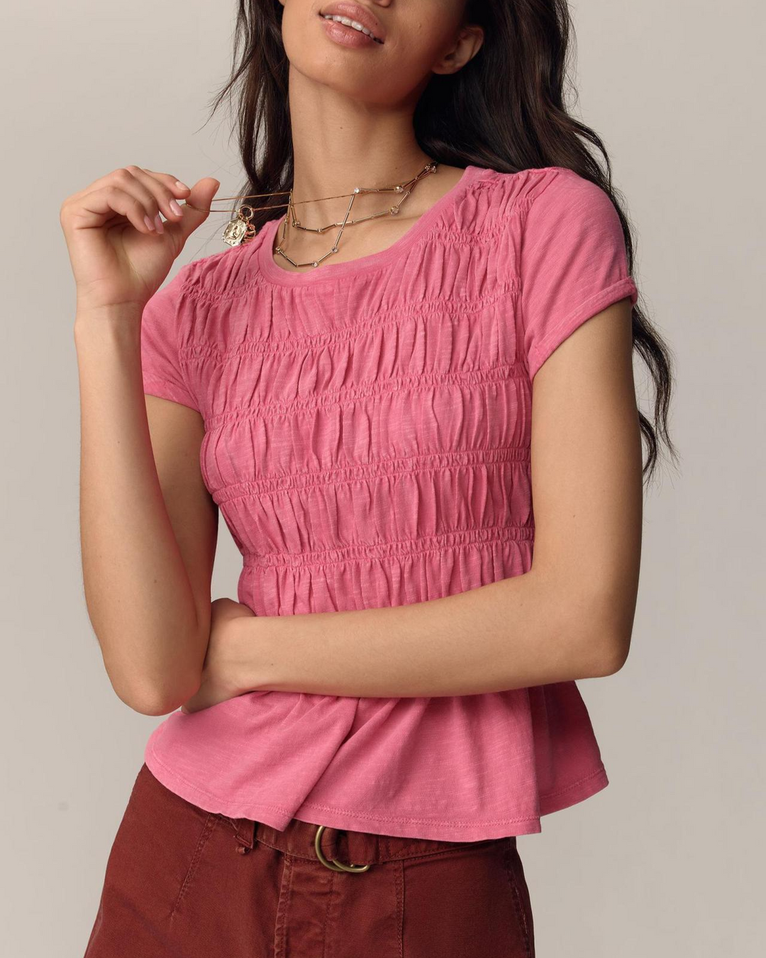 Ivy Manhattan | Ruffle Top