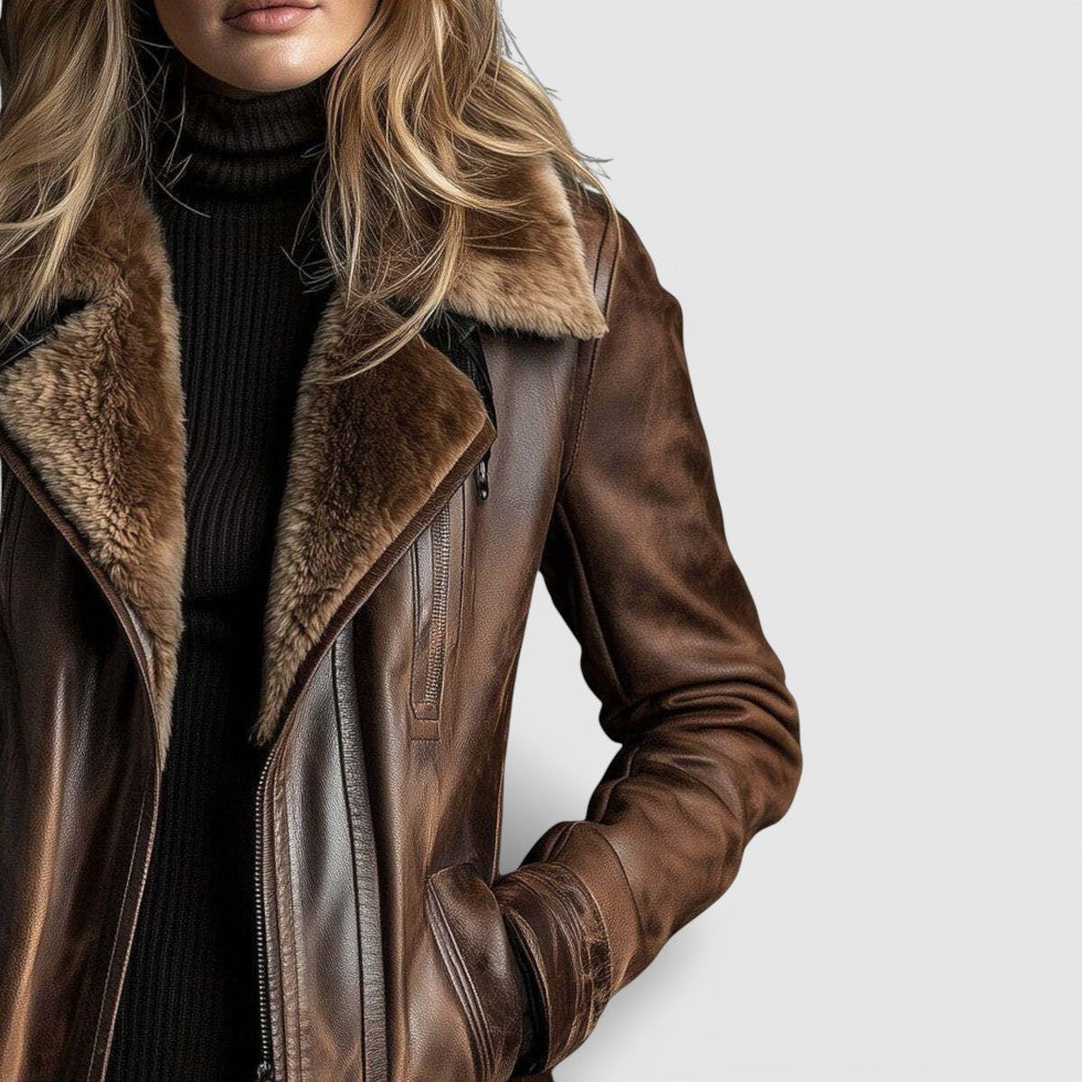 Ivy Manhattan | Faux Leather Jacket