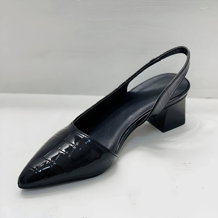 Olga - Elegant Square Heel Shoes