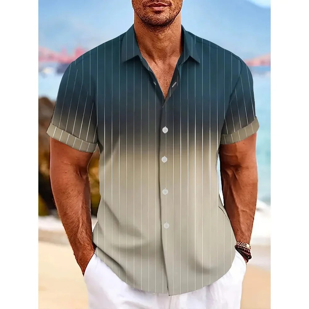 Ivy Manhattan | Short Sleeve Gradient Pattern