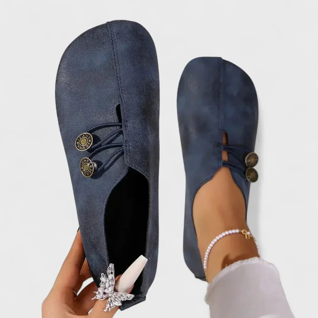 Lidia - Orthopedic loafers with artisanal design
