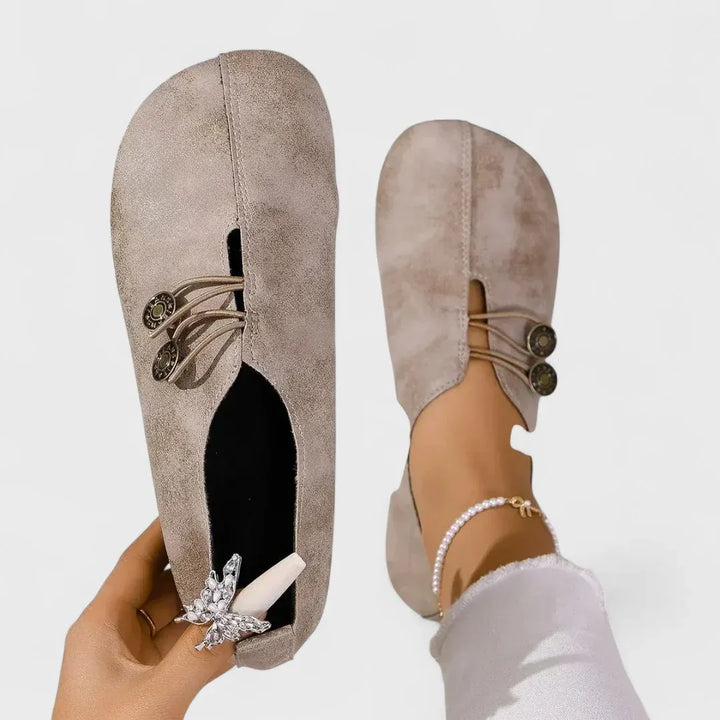 Lidia - Orthopedic loafers with artisanal design
