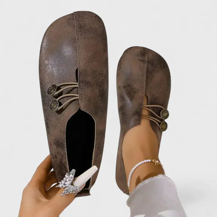 Lidia - Orthopedic loafers with artisanal design