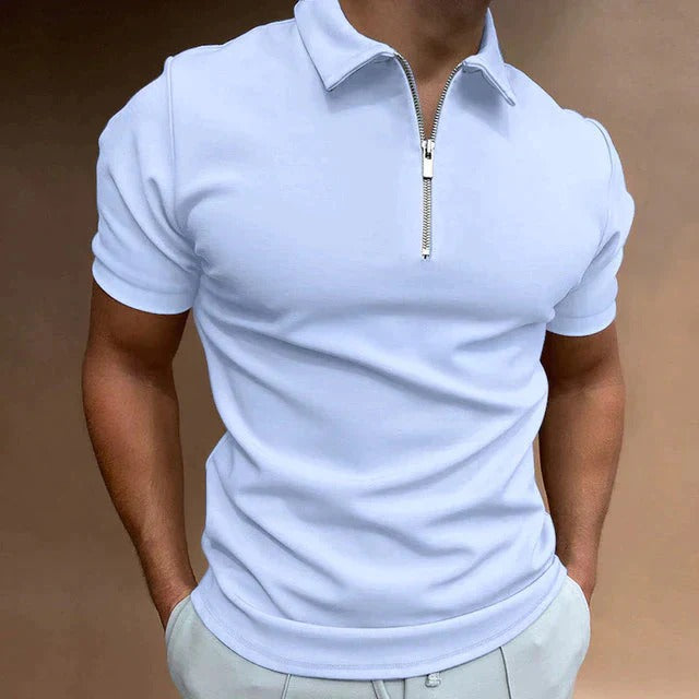 Ivy Manhattan | Short Sleeve Polo Zipper