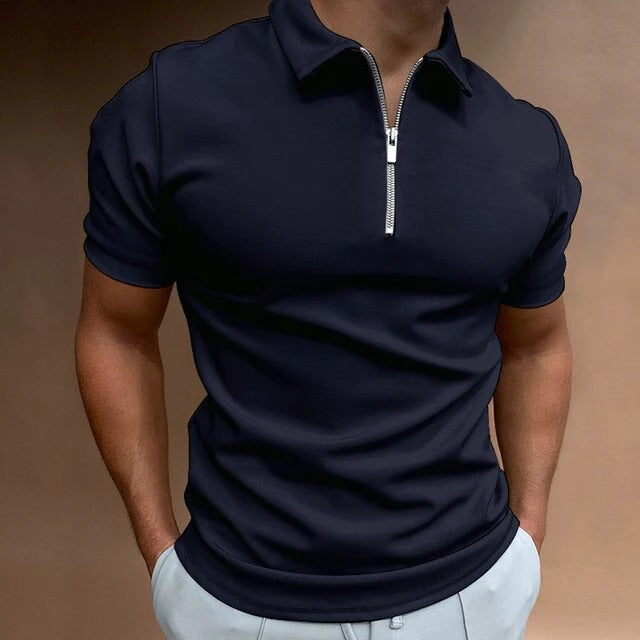 Ivy Manhattan | Short Sleeve Polo Zipper