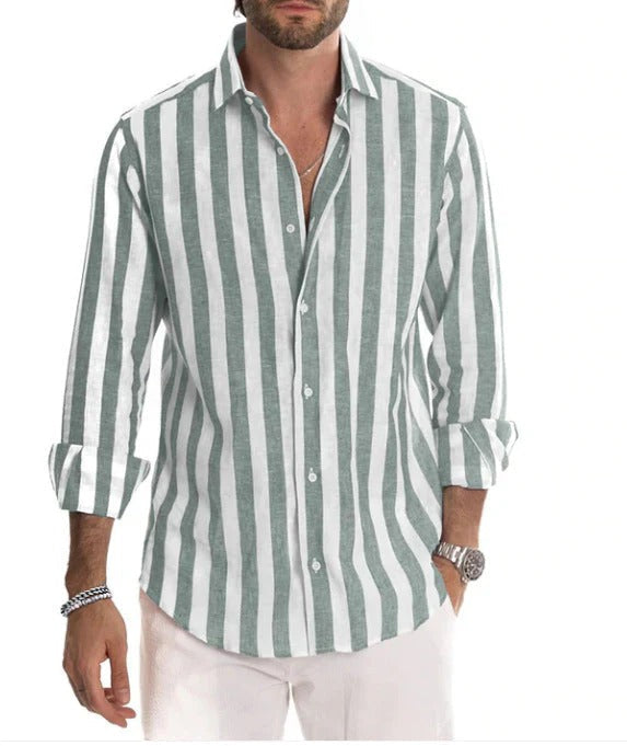 Ivy Manhattan | Striped Long Sleeve Shirt