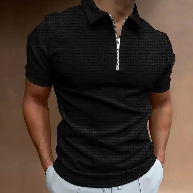Ivy Manhattan | Short Sleeve Polo Zipper