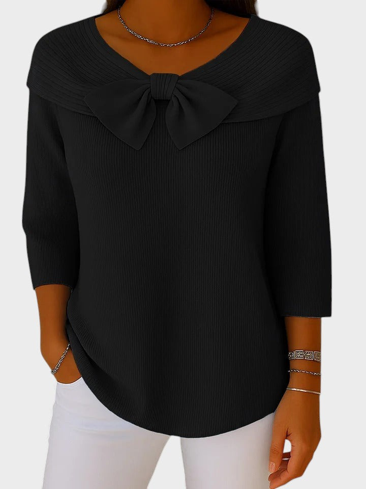 Ivy Manhattan | Cat Bow Sweater
