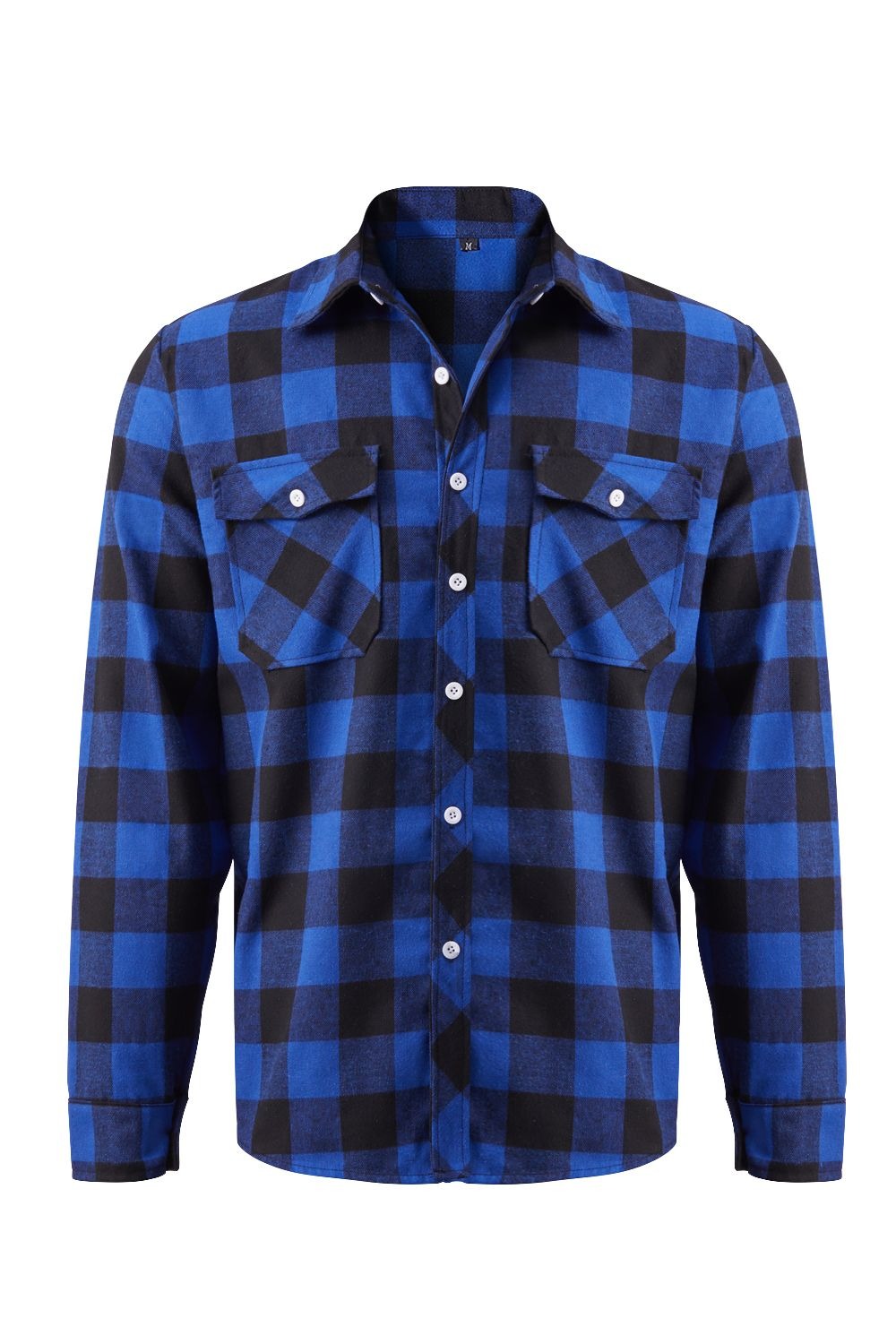 Men's Long Sleeve Checkered Shirt | Ideal for Spring and Autumn