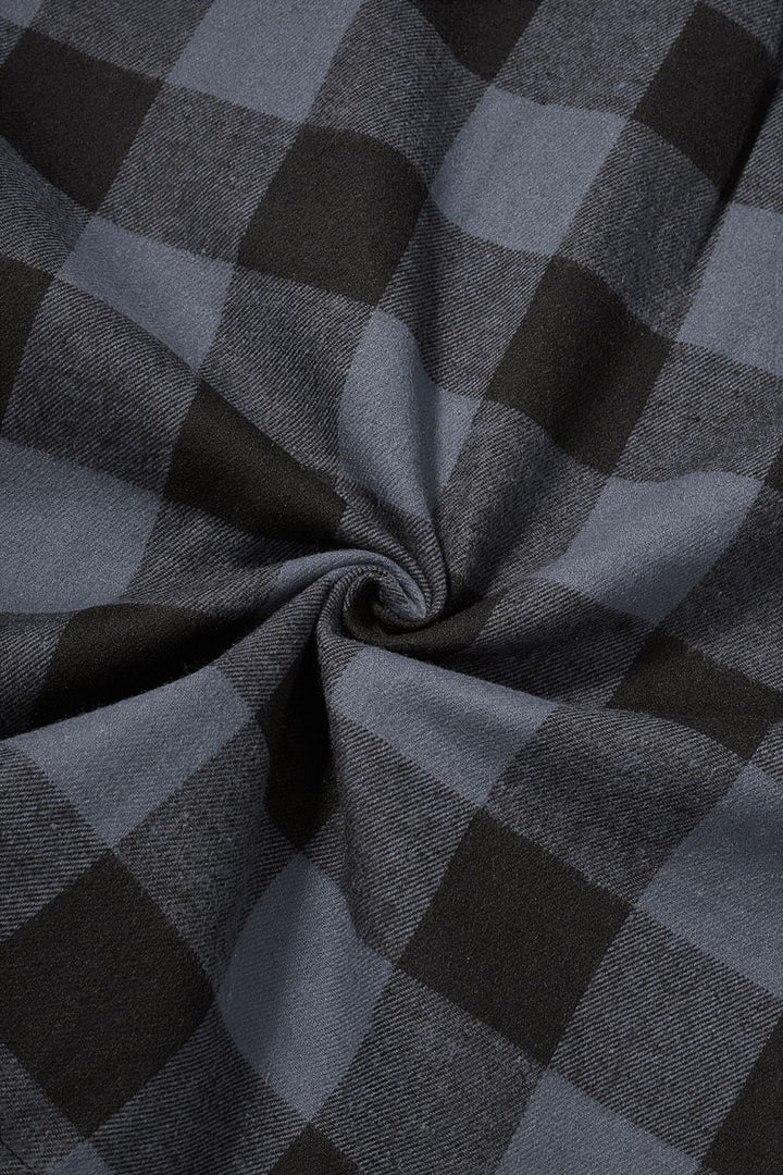 Men's Long Sleeve Checkered Shirt | Ideal for Spring and Autumn