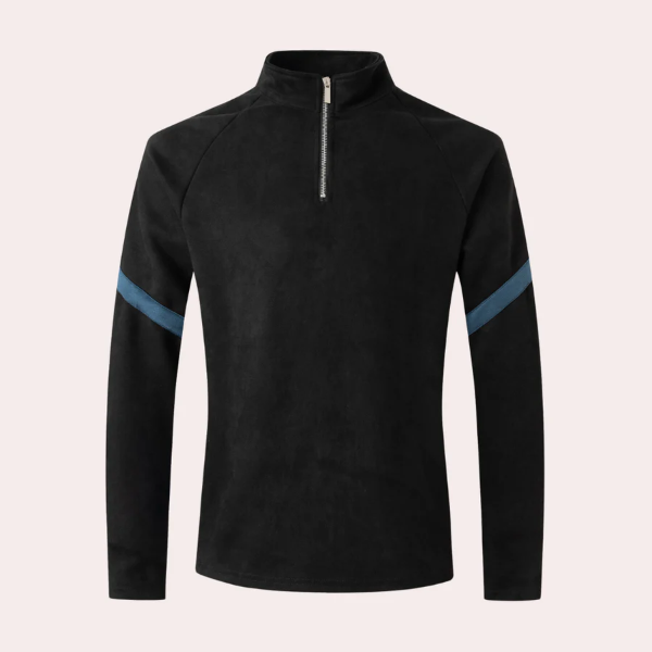 Ivy Manhattan | Zip Neck Sweater Striped