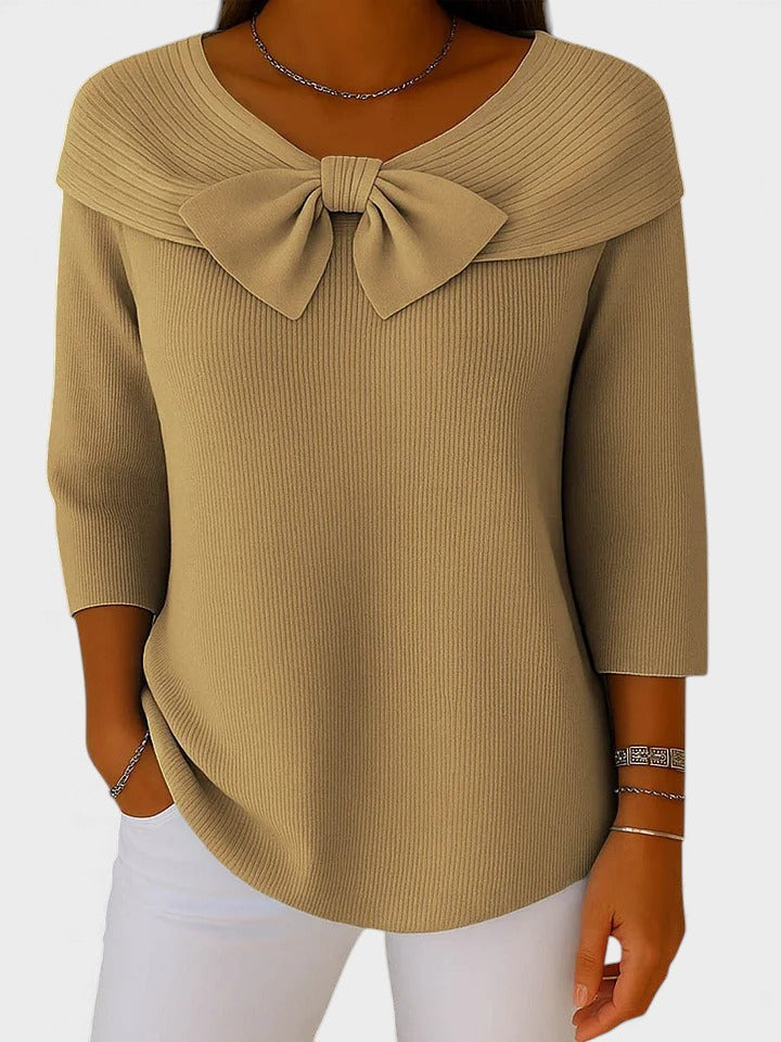 Ivy Manhattan | Cat Bow Sweater