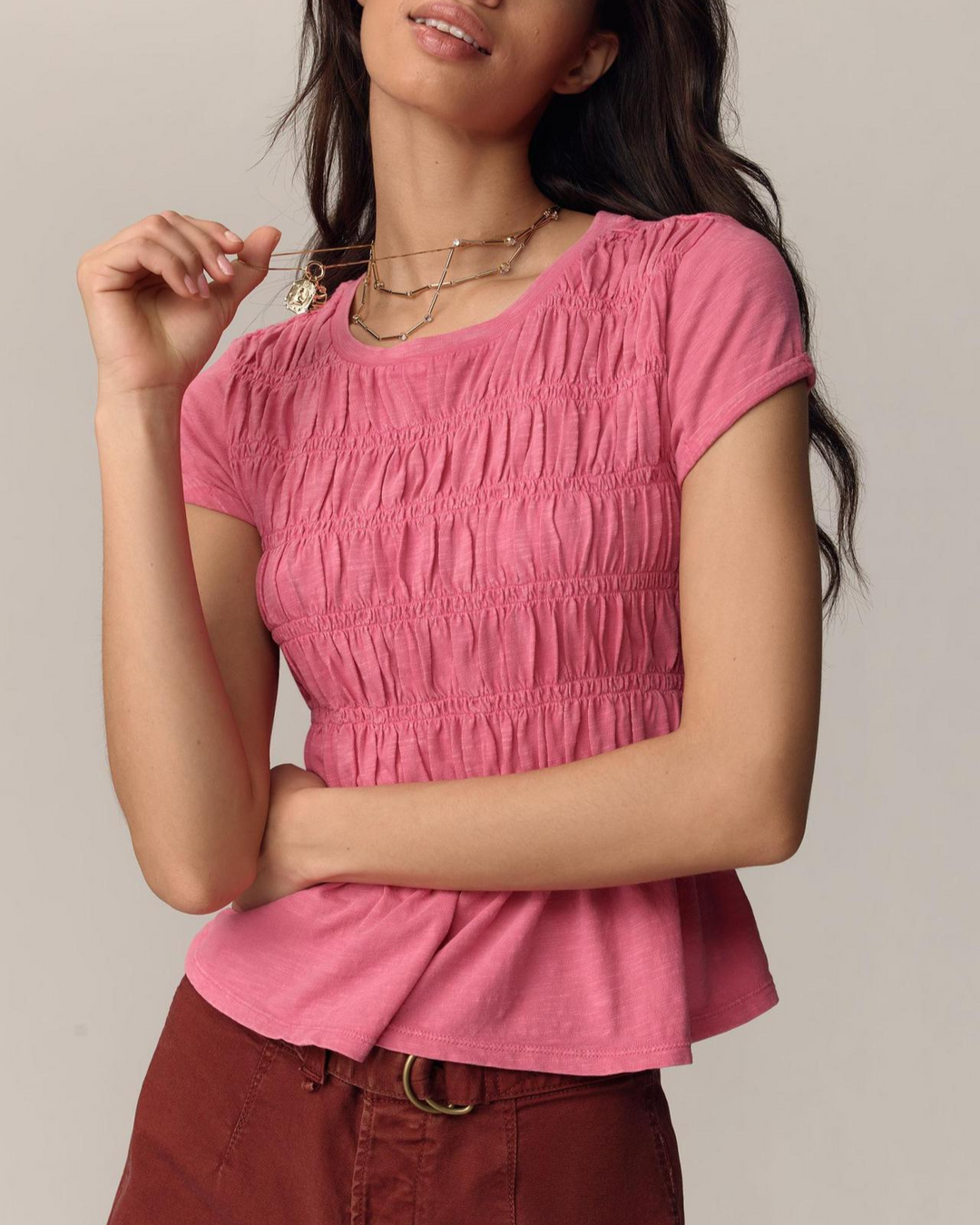 Ivy Manhattan | Ruffle Top