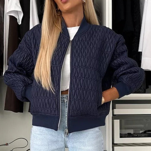 Ivy Manhattan | Ribbed Zip Jacket