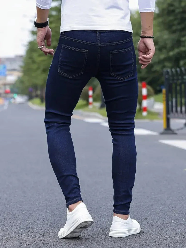 Classic Fit Men's Jeans with Stretch Fabric | Ideal for Everyday Use