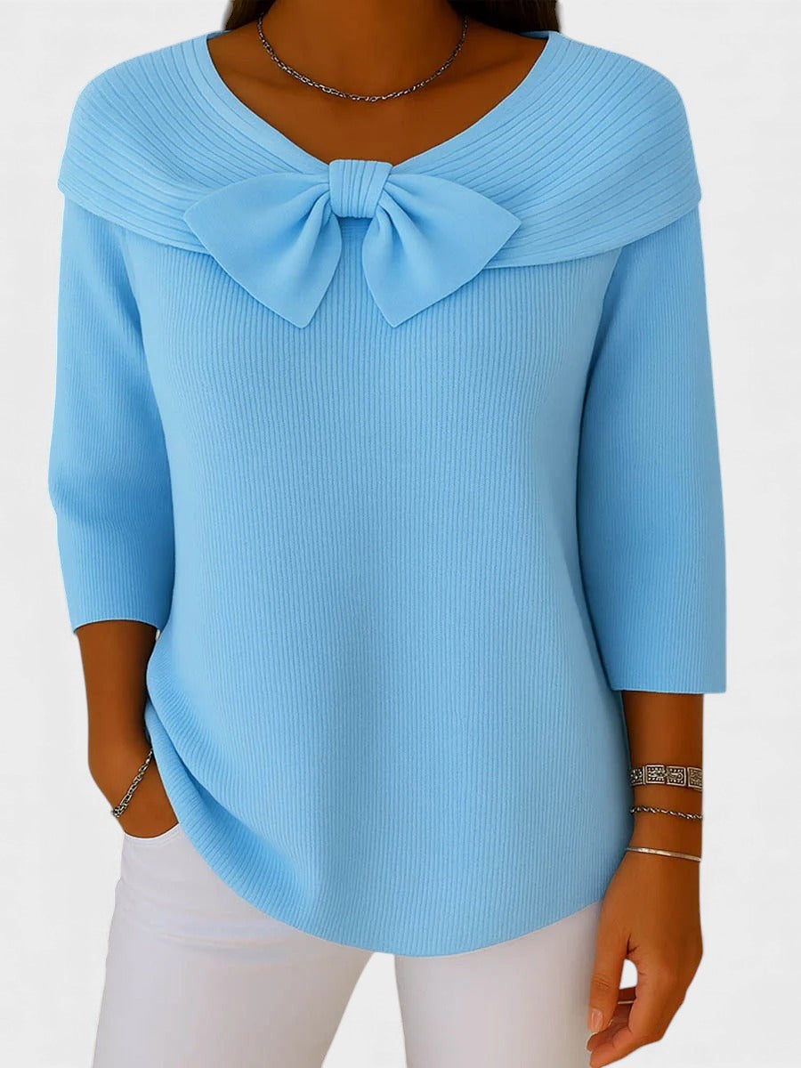 Ivy Manhattan | Cat Bow Sweater