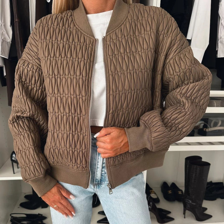 Ivy Manhattan | Ribbed Zip Jacket