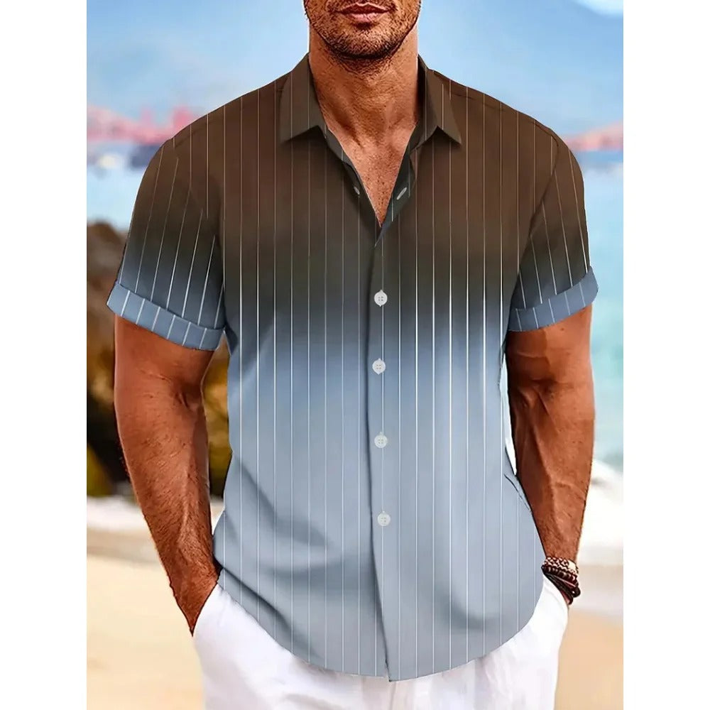 Ivy Manhattan | Short Sleeve Gradient Pattern