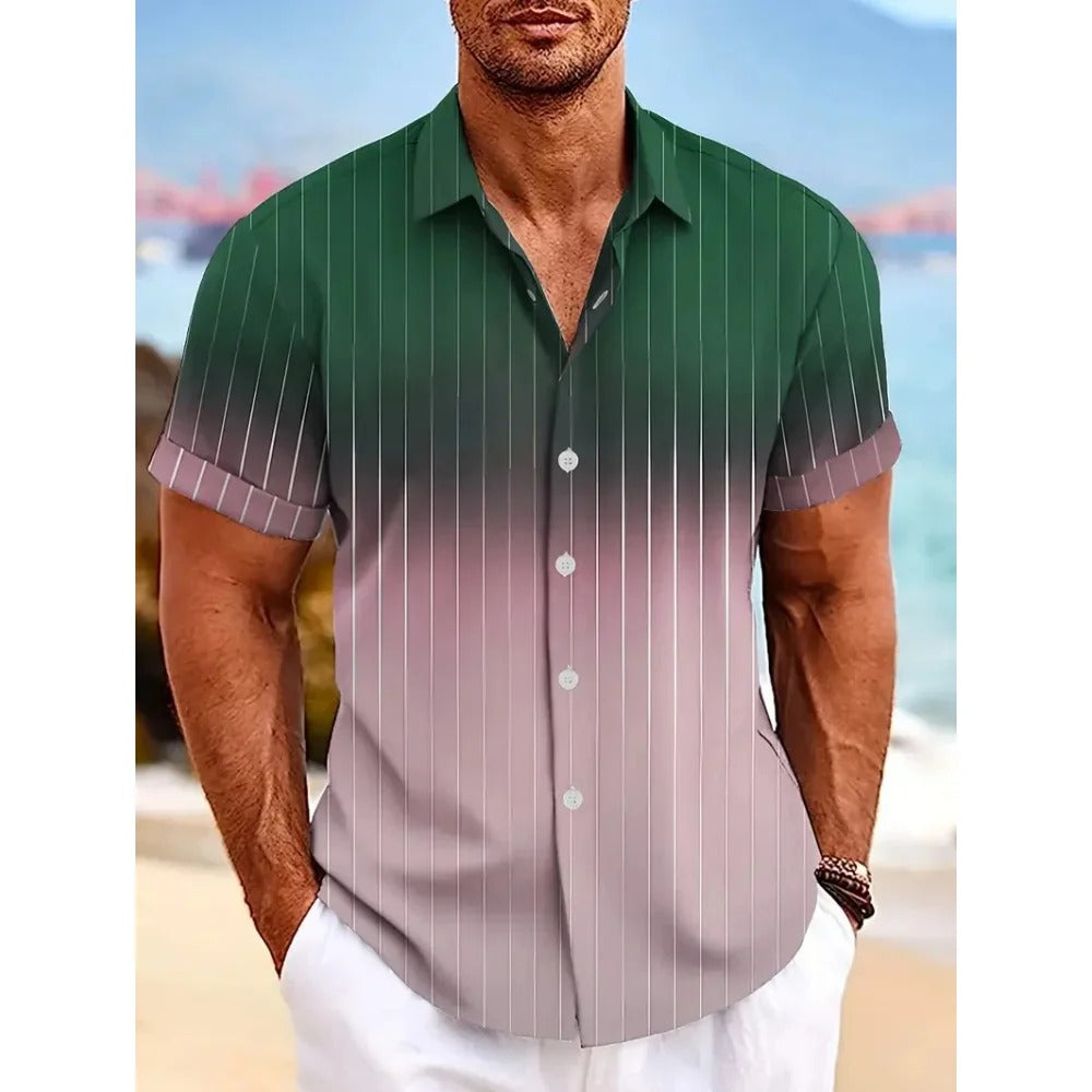 Ivy Manhattan | Short Sleeve Gradient Pattern