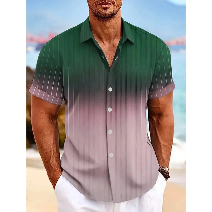 Ivy Manhattan | Short Sleeve Gradient Pattern