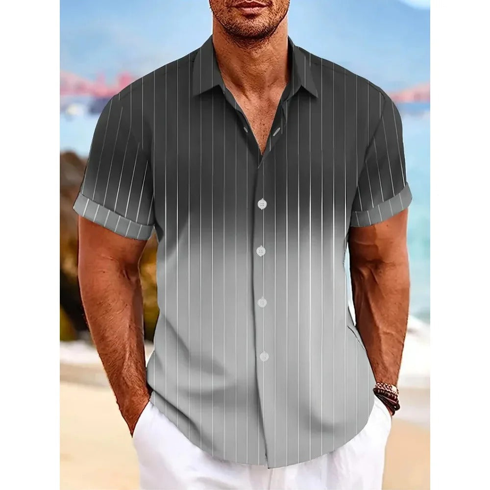 Ivy Manhattan | Short Sleeve Gradient Pattern
