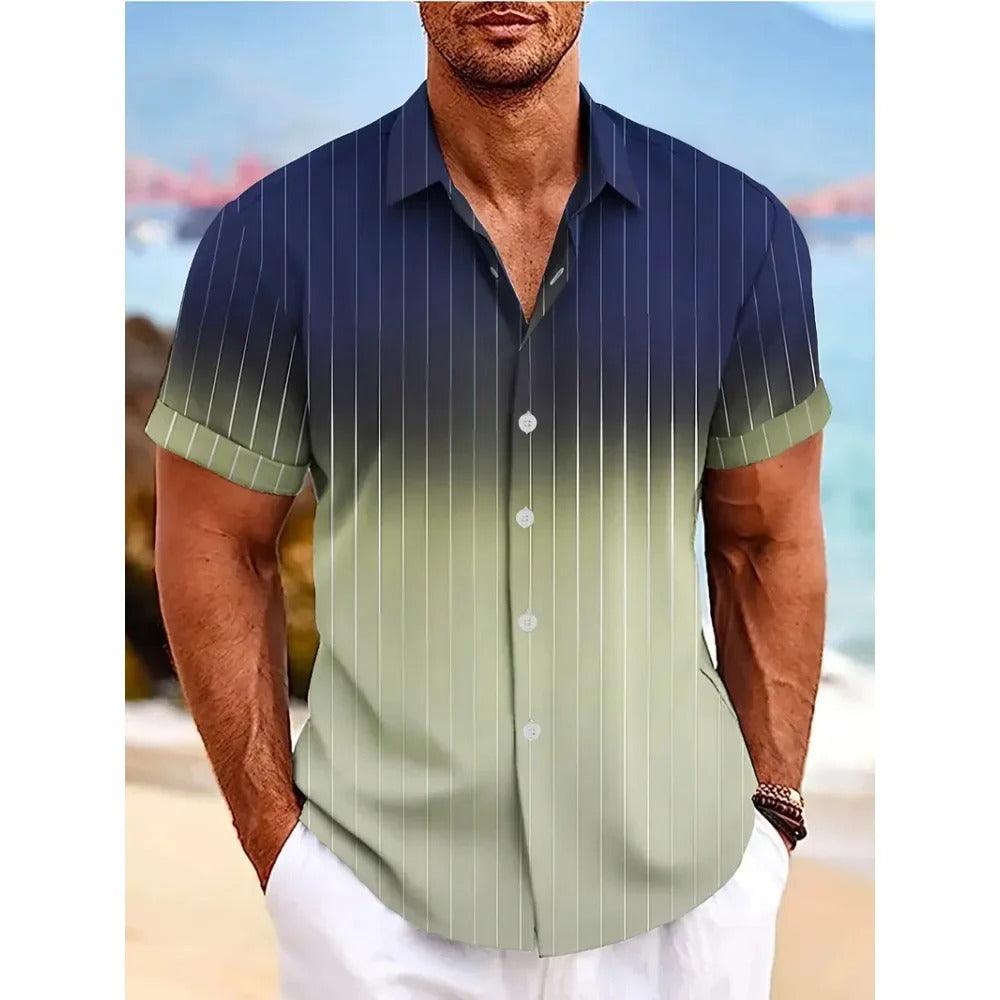 Ivy Manhattan | Short Sleeve Gradient Pattern