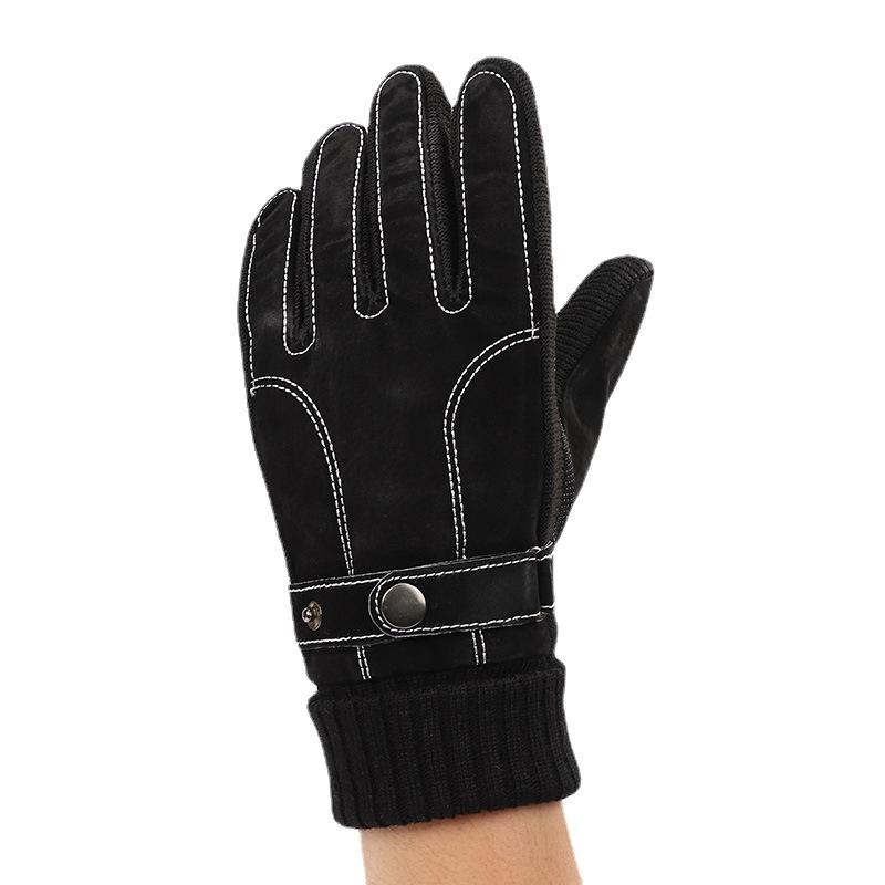 Reinforced Driving Gloves with Adjustable Strap for Adults | Ideal for Motorcycle and Outdoor Activities