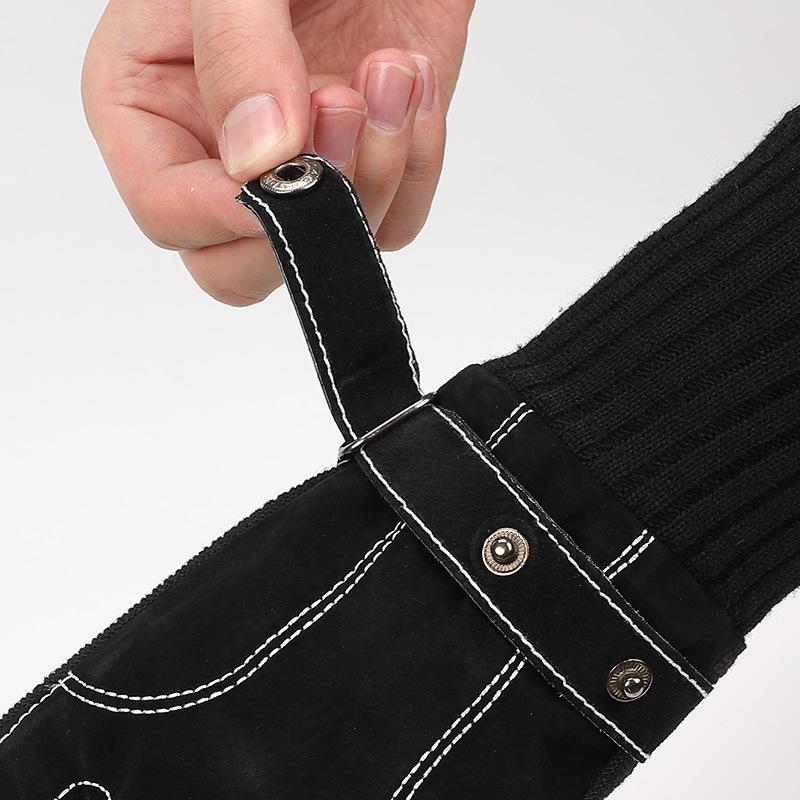 Reinforced Driving Gloves with Adjustable Strap for Adults | Ideal for Motorcycle and Outdoor Activities