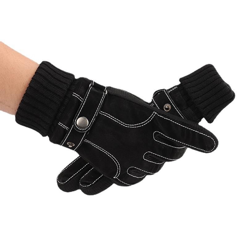 Reinforced Driving Gloves with Adjustable Strap for Adults | Ideal for Motorcycle and Outdoor Activities