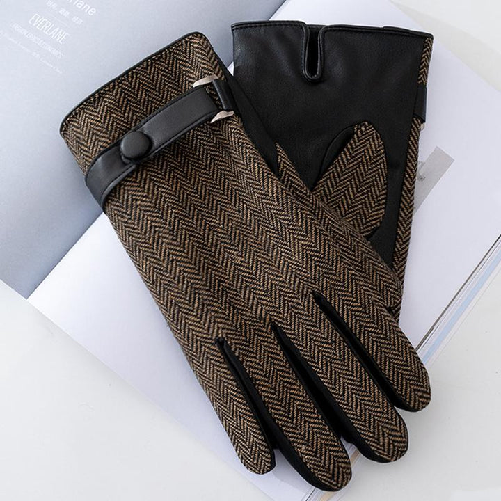 Ivy Manhattan | Patterned Touchscreen Gloves Ideal