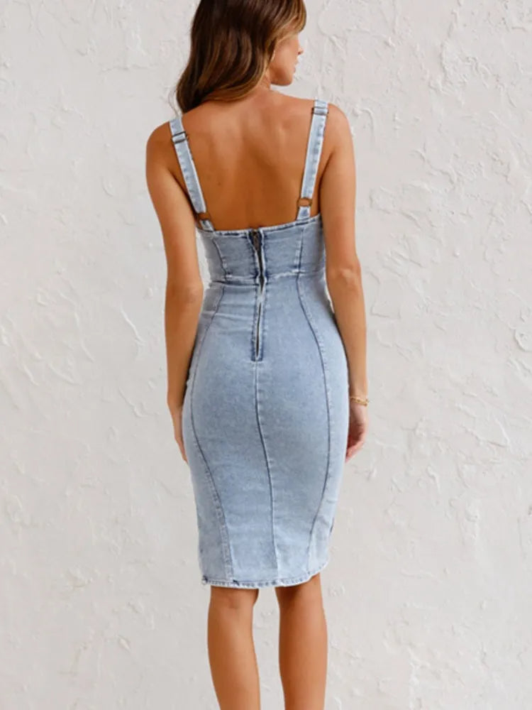 Ivy Manhattan | Nevaeh Denim Dress Adjustable
