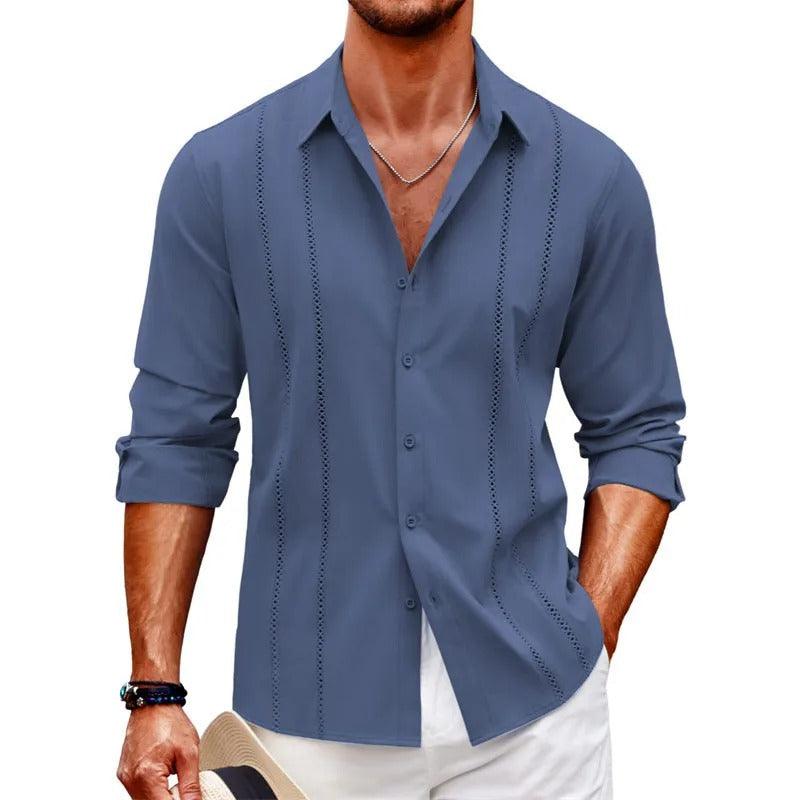 Ivy Manhattan | Long Sleeve Solid Shirt