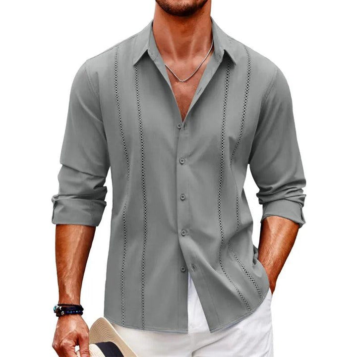 Ivy Manhattan | Long Sleeve Solid Shirt