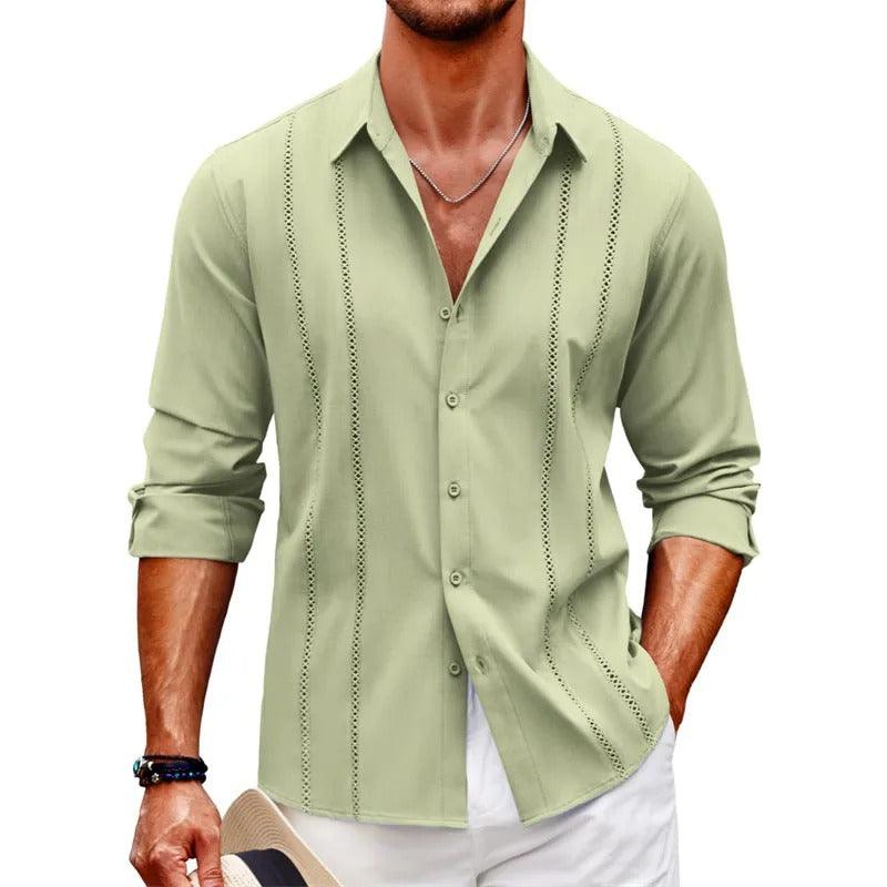 Ivy Manhattan | Long Sleeve Solid Shirt