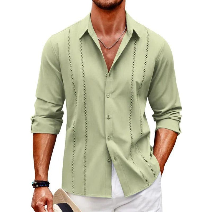 Ivy Manhattan | Long Sleeve Solid Shirt