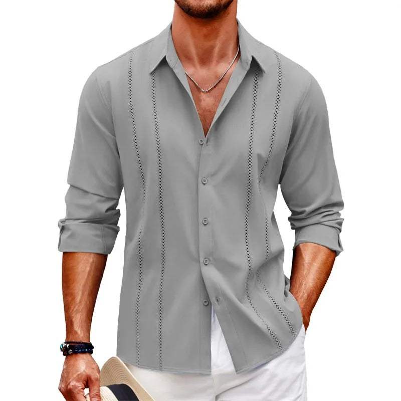 Ivy Manhattan | Long Sleeve Solid Shirt