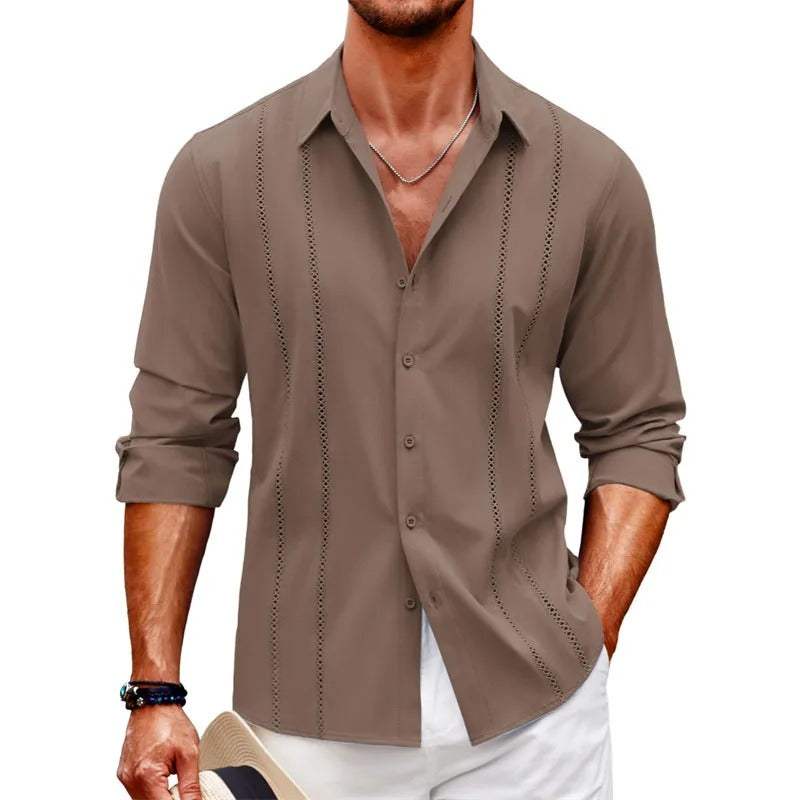 Ivy Manhattan | Long Sleeve Solid Shirt