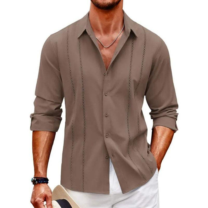 Ivy Manhattan | Long Sleeve Solid Shirt