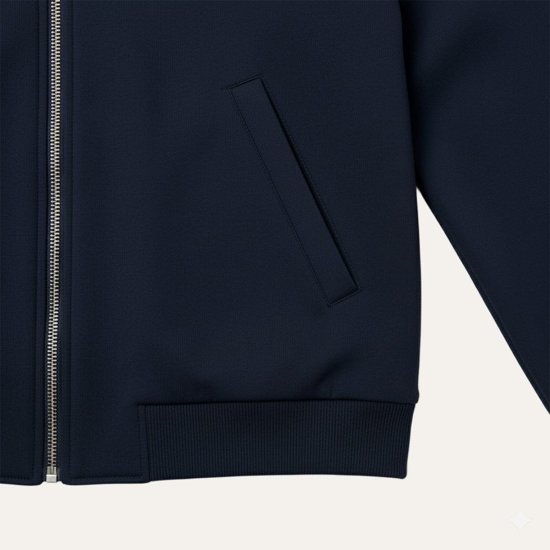 Coordinated Set with Zip Jacket and Pants for Men | Ideal for Casual Outings