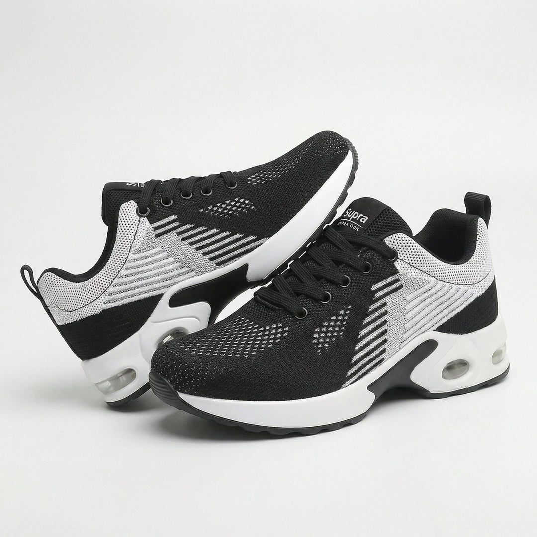 WalkMora Orthopedic Shoes - White Black