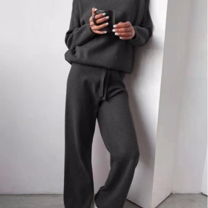 Petra | Women's Wide Leg Turtleneck Two-Piece Set