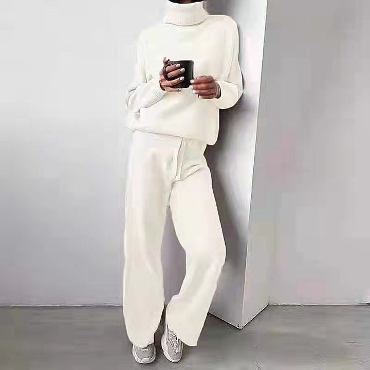 Petra | Women's Wide Leg Turtleneck Two-Piece Set