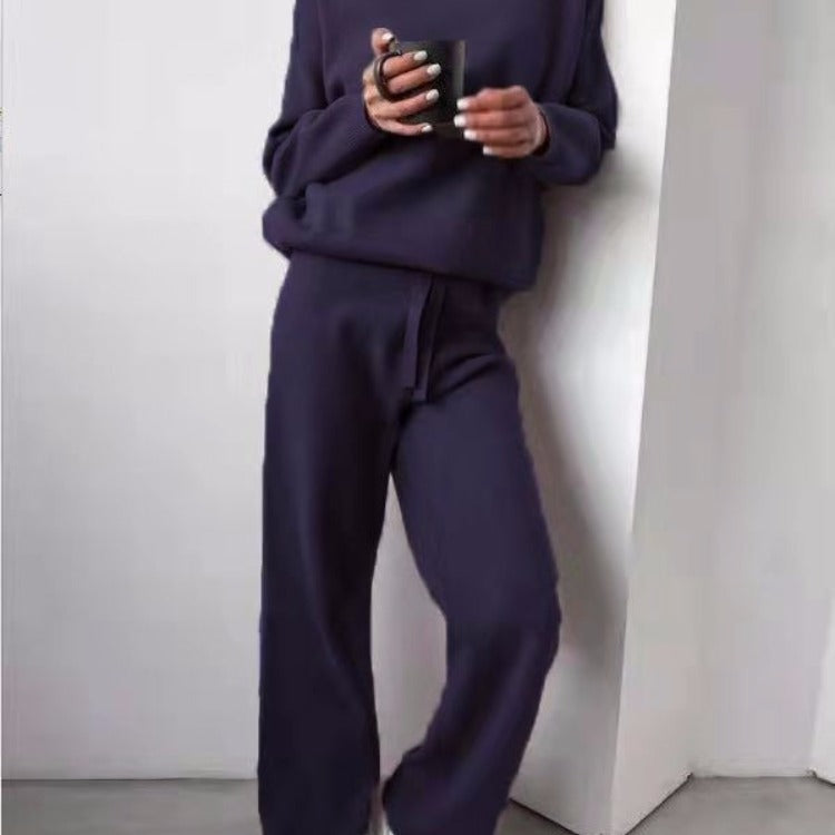 Petra | Women's Wide Leg Turtleneck Two-Piece Set