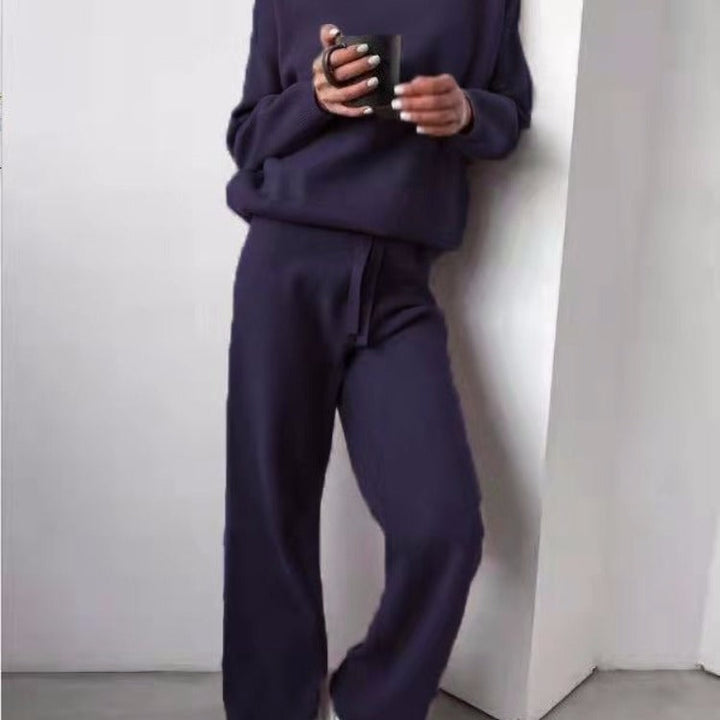 Petra | Women's Wide Leg Turtleneck Two-Piece Set
