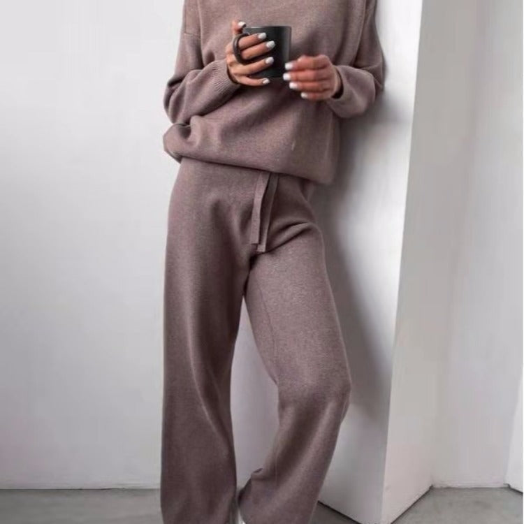 Petra | Women's Wide Leg Turtleneck Two-Piece Set